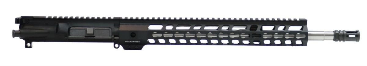 PSA 16" Stainless Steel 5.56 NATO 1/7 Midlength 13.5" Lightweight Keymod Upper - With BCG & CH - 516445152