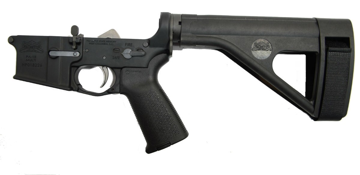 PSA Complete MOE EPT SOB pistol lower receiver, Black - 516447200