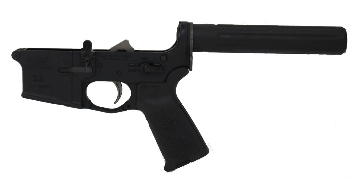 PSA AR-15 Complete MOE EPT Pistol Lower - No Magazine - Black - 516445009