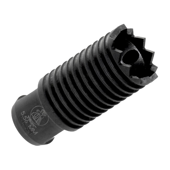 Troy Claymore Muzzle Brake 5.56mm 1/2" x 28 Black - SBRA-CLM-05BT-00