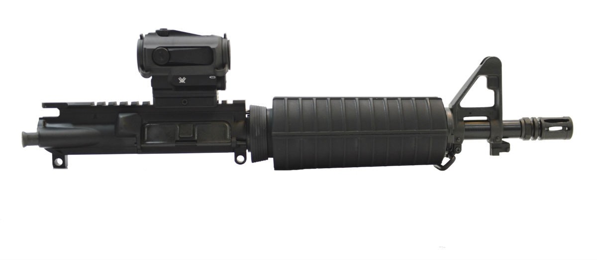 PSA 10.5" 5.56 NATO 1/7" Phosphate Upper With Vortex Sparc - No BCG or Charging Handle - 5165448004