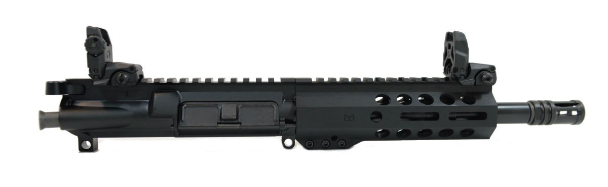 PSA 8.5" Pistol-Length 5.56 NATO 1:7 Nitride  6.5" M-Lok Upper With BCG, CH, & MBUS Sight Set - 516446691