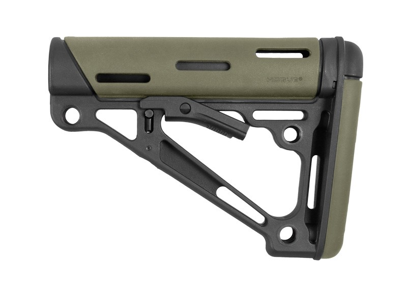 Hogue OverMolded Collapsible Stock, OD Green