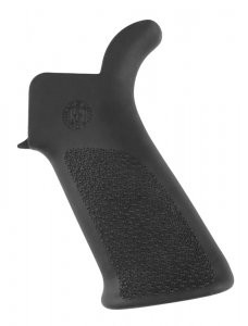 Hogue AR Platform OverMolded Grip, Black, Beaver Tail - 15030