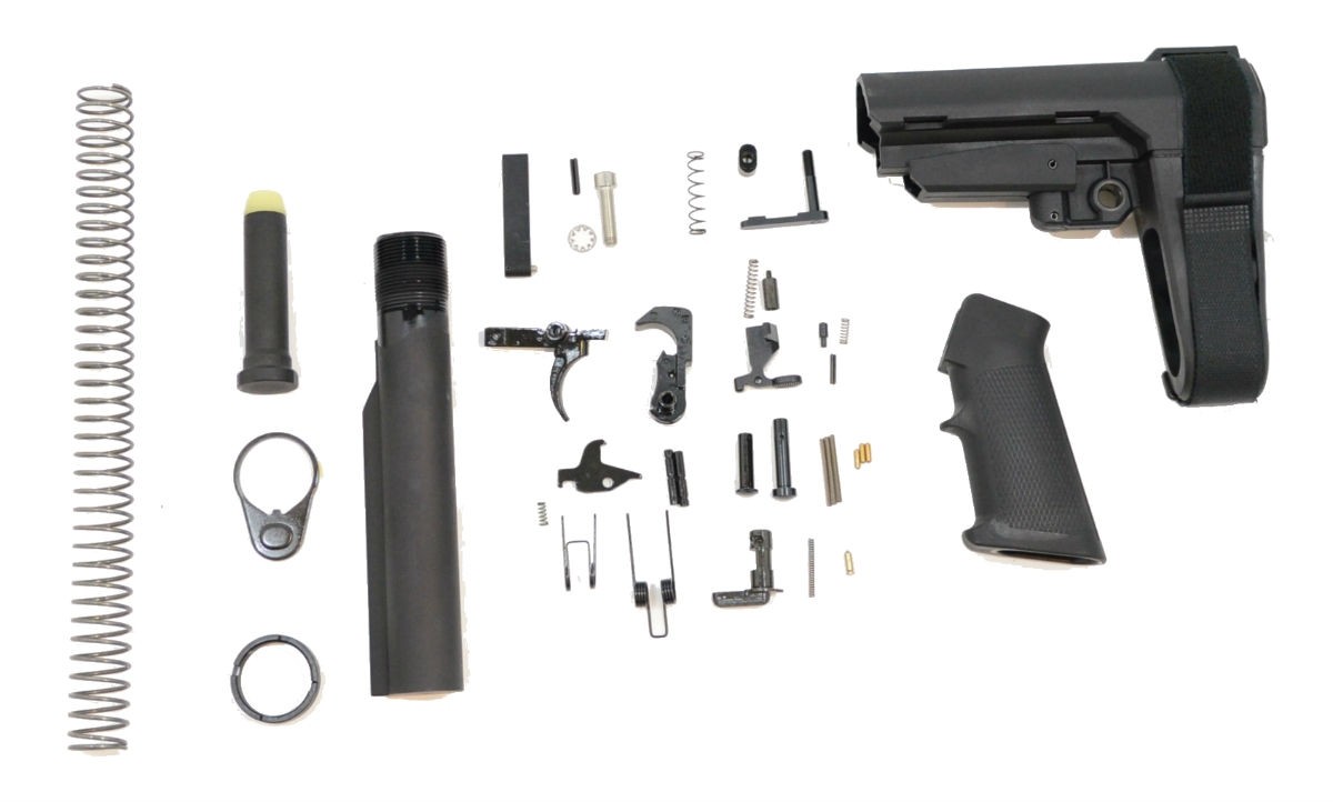 PSA PIstol Lower Build Kit With Adjustable SB Tactical Brace - 5165448118