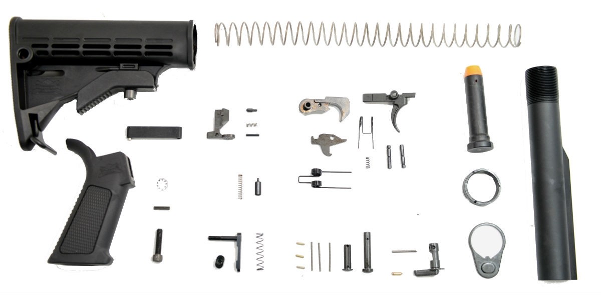 PSA PA10 Enhanced Classic Lower Build Kit with Overmolded Grip - 5165448229