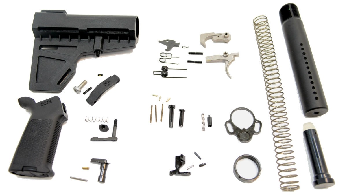 PSA Shockwave Pistol MOE EPT Lower Build Kit, Black