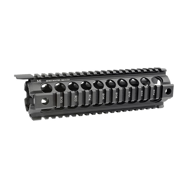 Midwest Industries Gen 1 Drop-In Two Piece Handguard, Mid-Length - Black MCTAR-18
