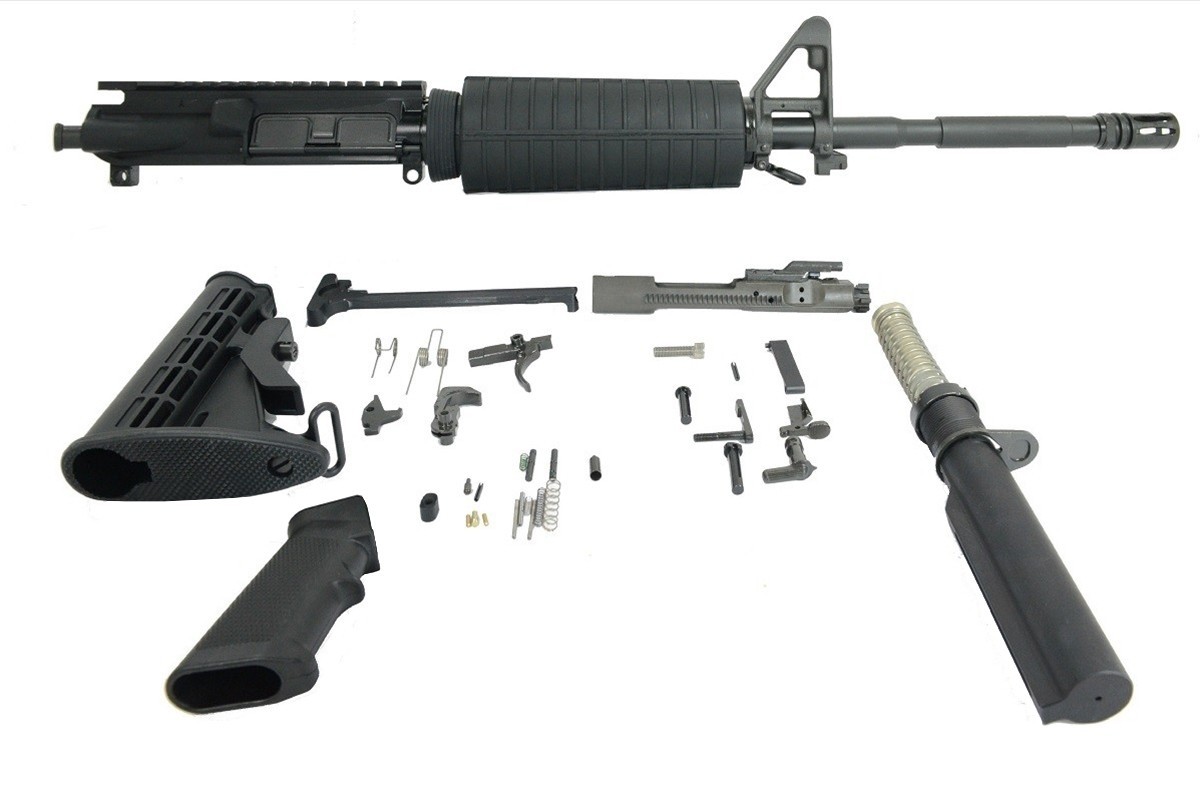 PSA 16" M4 Carbine Length 5.56 NATO 1:7 Nitride Freedom Rifle Kit - 5165450351