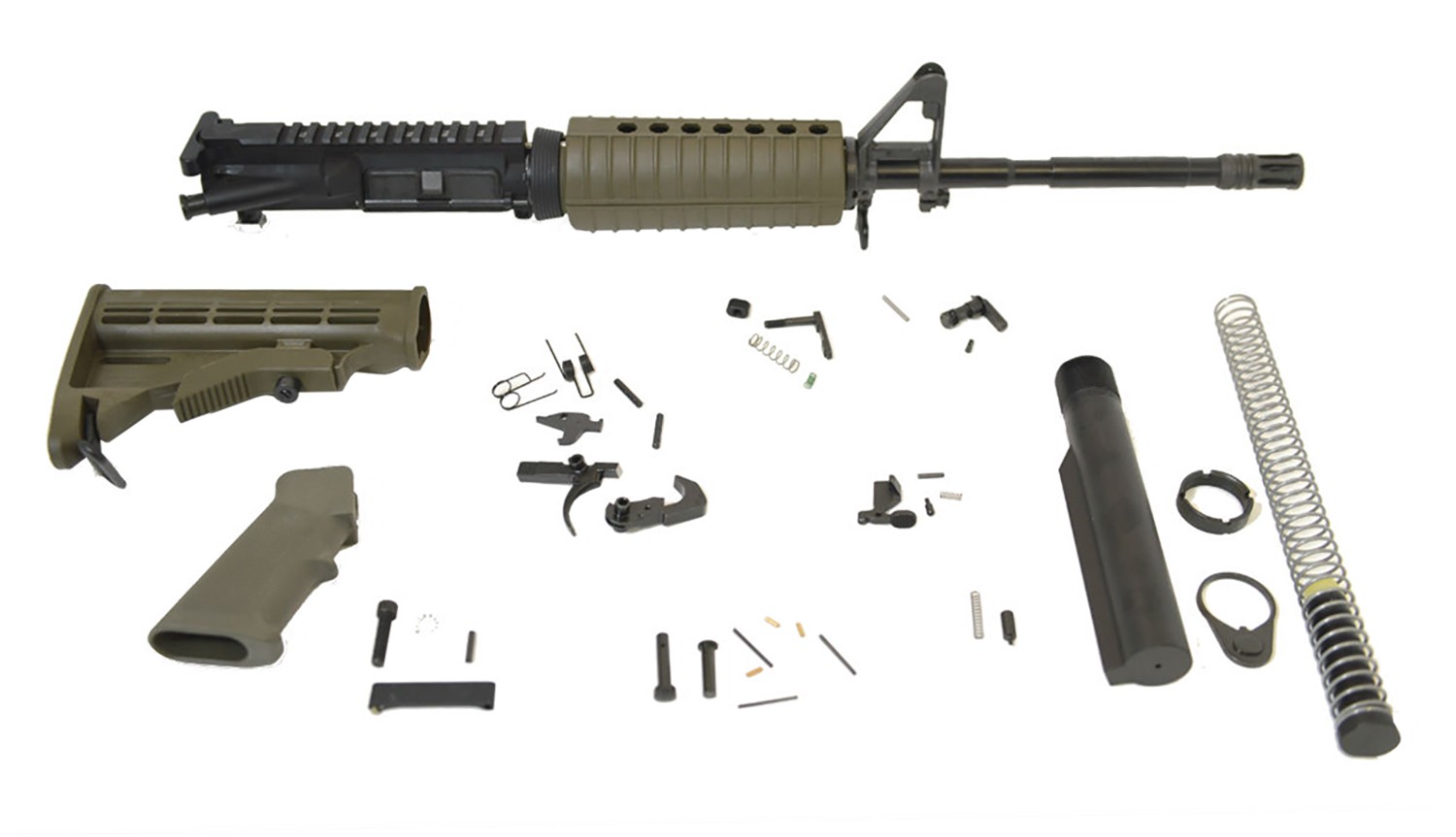PSA 16" 5.56 NATO M4 Carbine Classic Rifle Kit, Olive Drab Green - 516...
