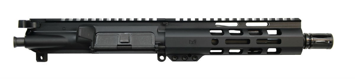 PSA 7.5" Pistol-length 300AAC Blackout 1/7 Nitride 7" Lightweight M-Lok Upper With BCG & CH - 5165449727