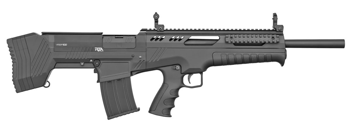 Rock Island Armory VRBP-100 12 GA Semi-Automatic Bullpup Shotgun, Black - VRBP100-A