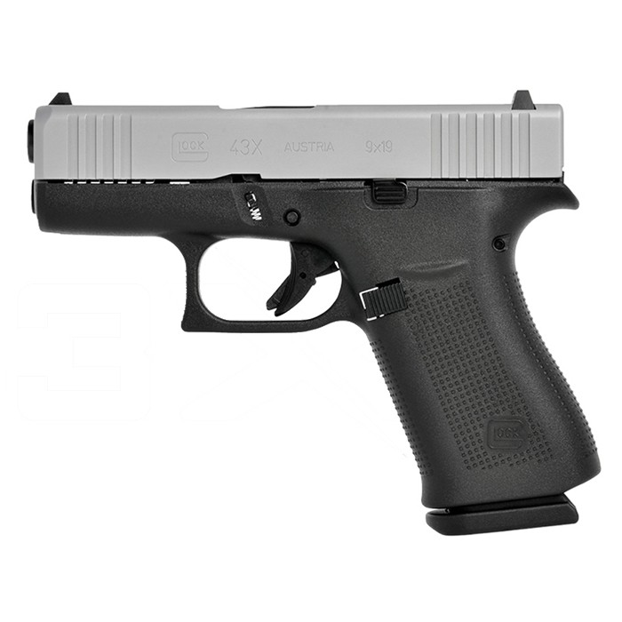 Glock 43X 9mm Subcompact Pistol, Two Tone - PX435SL201