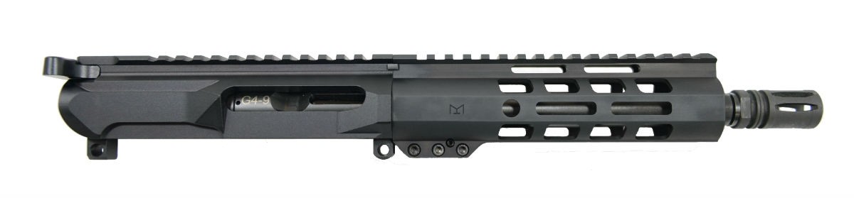 PSA Gen4 8" 9mm 1/10 Nitride 7" Lightweight M-Lok Upper - With BC...