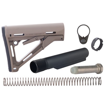 AR-15 CTR Mil-Spec Collapsible Stock Assembly FDE