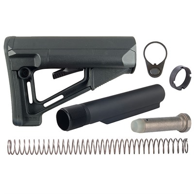 AR-15 Str Stock Assy Collapsible Mil-Spec Black