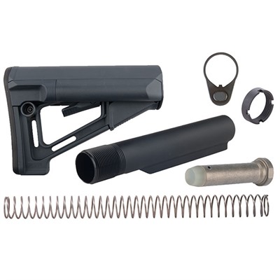 AR-15 Str Stock Assembly Collapsible Mil-Spec Gray