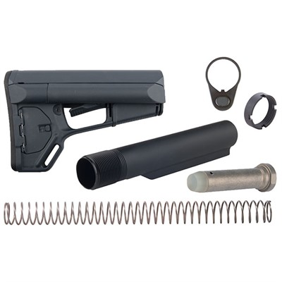 AR-15 Acs Stock Assembly Collapsible Mil-Spec Gray