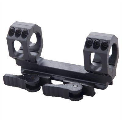 Recon-S No Offset Scope Mount - 1" 0 MOA Scope Mount, Black