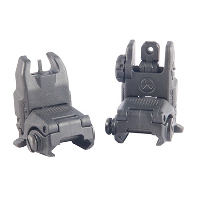 MBUS Sight Set Flip-Up Polymer For AR-15 Black