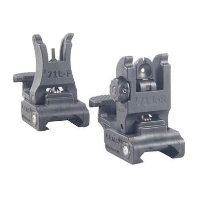 AR-15 Flip-Up Polymer Sight Set Black