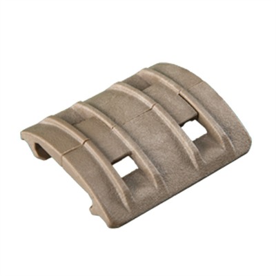 Xtm Enhanced Rail Panel Picatinny Polymer 1.5" FDE 4/Pk
