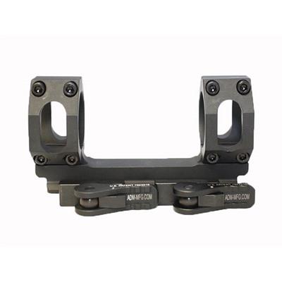 Recon-S No Offset Scope Mount - 34mm 0 MOA Scope Mount, Black
