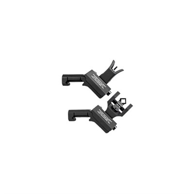 AR-15 Flip-Up 45 Degree Offset Sight Set Black