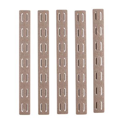 Rail Panel Kit 5-Pack KeyMod Rubber Flat Dark Earth 5.5"
