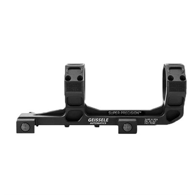 Super Precision AR-15 Hyper Extended Mounts - 30mm 0 MOA Hyper Extended AR-15/M4 Mount Matte Black
