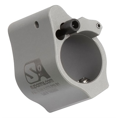 AR-15 Solid Adjustable Gas Block .625" Stainless Steel