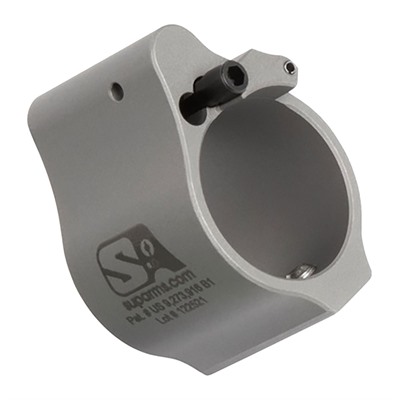 AR-15 Solid Adjustable Gas Block .875" Stainless Steel