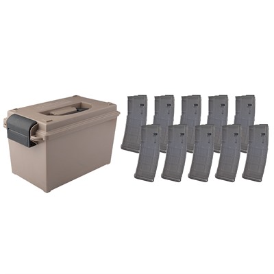Ammo Can W/ 10-Pk 30-Rd Pmags