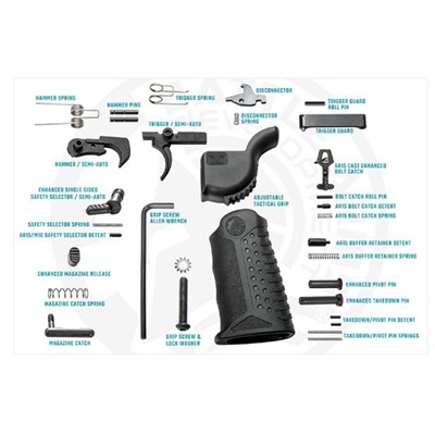AR-15 Investment Cast Complete Enhanced Lower Parts Kit