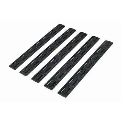 Rail Panel Kit 5-Pack M-LOK Polymer Black 5.5"