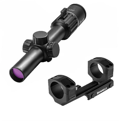 Rt-6 1-6x24mm SFP Illuminated Ballistic 5x W/Ar Mount Black