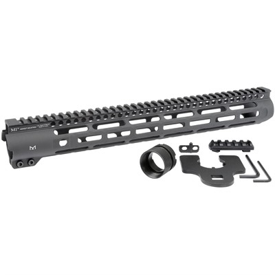 Slim Line Handguards 15" M-LOK Aluminum Black