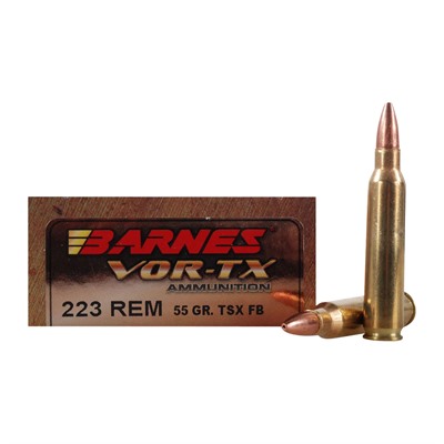 Vor-Tx 223 Remington 55gr Tsx Flat Base 20/Box