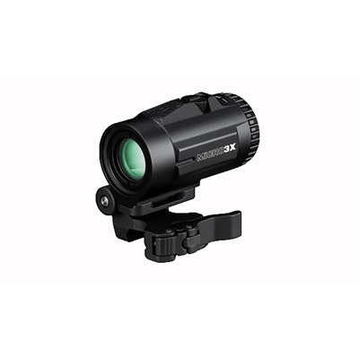 Micro 3x Magnifier W/Flip Mount Black