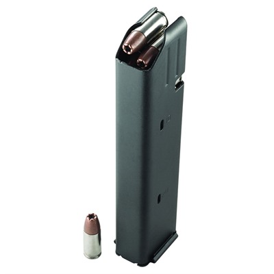 AR-15 Colt Style Magazine 9mm 20rd Stainless Steel Black