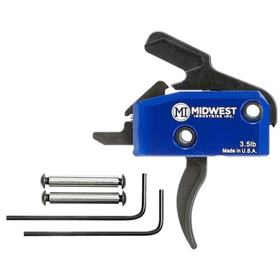 AR-15 Enhanced Trigger Drop-In Curved Single Stage 3.5lbs