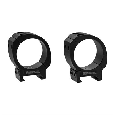 Delta Series Sporter Bi-Weaver Style/Picatinny Scope Rings - 30mm Low Bi-Weaver Rings, Black