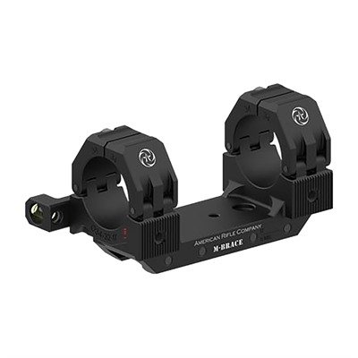 M-Brace Scope Mounts - 34mm 1.26" 10 MOA Scope Mount Black