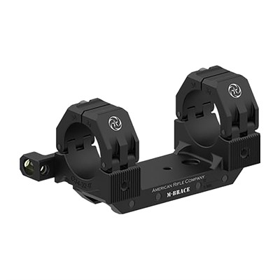 M-Brace Scope Mounts - 34mm 1.26" 30 MOA Scope Mount Black