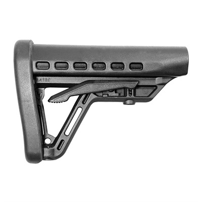 AR-15 Low Profile Commercial Buttstock Polymer Black