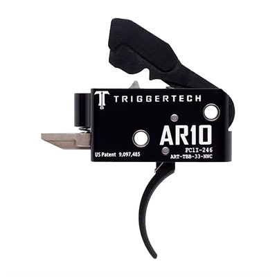 AR .308 Adaptable Trigger Black Curved Two-Stage