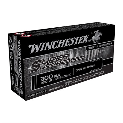 Super Suppressed 300 AAC Blackout 200gr Open Tip 20/Box