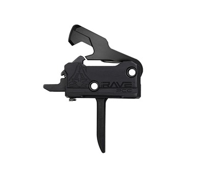 Rave Pcc Drop-In Flat Trigger With Anti-Walk Pins Black