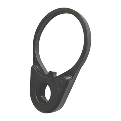 Sling Adapter End Plate, Hvy, 1 Socket DLC BLK