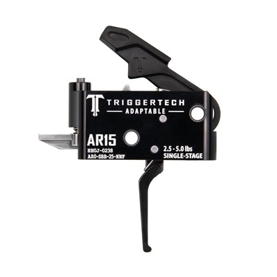 AR15 Single-Stage Adaptable Flat Trigger PVD Black